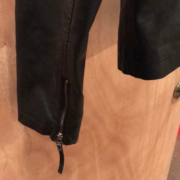 Apt. 9 Black Faux Leather Moro Jacket - Picture 4 of 8